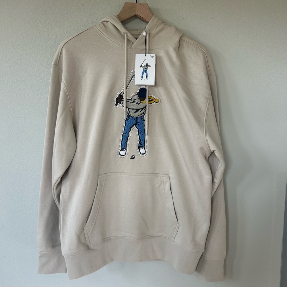 Eastside Golf Swingman Hoodie Men’s Small Pumice Gray Pullover NWT